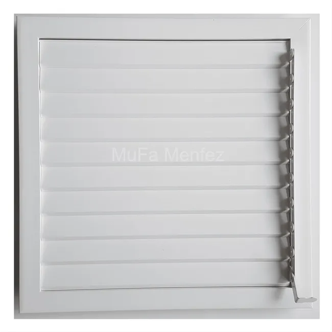 Banyo Wc Alüminyum Havalandırma Menfezi - Boşluğa Geçme - Beyaz