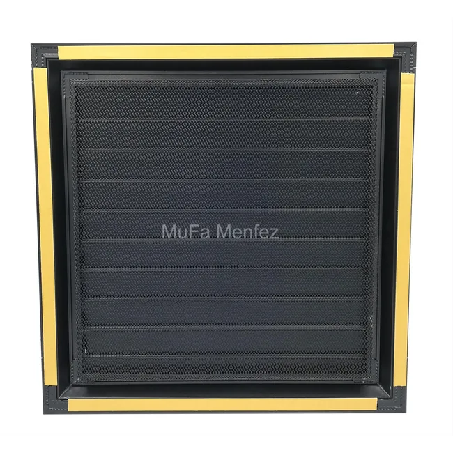 Banyo Wc Havalandırma Menfezi - Yüzeysel Montaj - Siyah