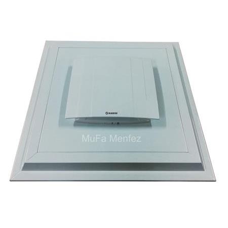 Blauberg Quatro 125 Fanlı Menfez-Düz Panel-Yüzeysel Montaj-Beyaz