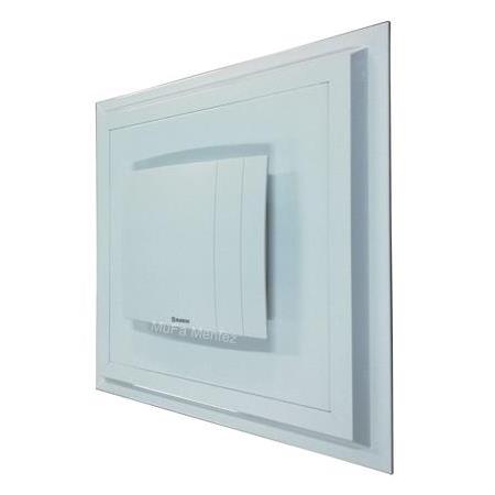 Blauberg Quatro 125 Fanlı Menfez-Düz Panel-Yüzeysel Montaj-Beyaz