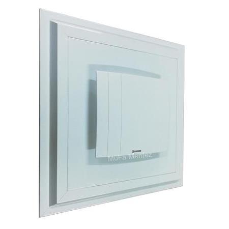 Blauberg Quatro 125 Fanlı Menfez-Düz Panel-Yüzeysel Montaj-Beyaz