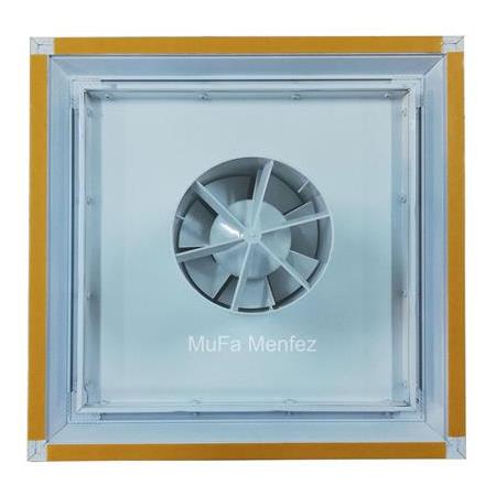 Blauberg Quatro 125 Fanlı Menfez-Düz Panel-Yüzeysel Montaj-Beyaz