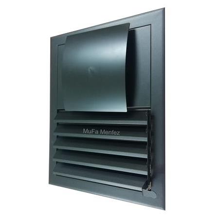 Bosch F1500 Ø100 Aspiratörlü Fanlı Menfez -Boşluğa Geçme- Siyah