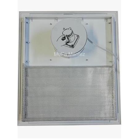 Blauberg Bravo 125T Zaman Ayarlı Fanlı Menfez-Boşluğa Geçme-Beyaz