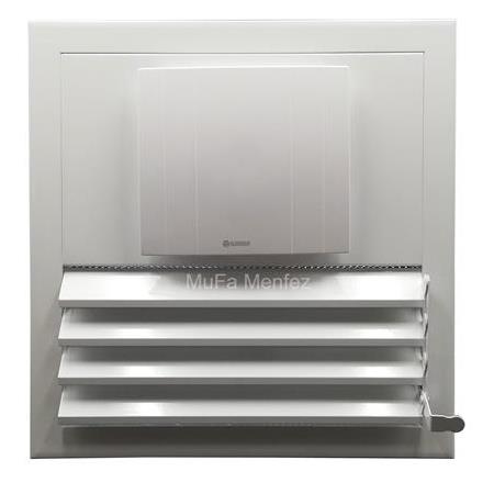 Blauberg Quatro 125 Aspiratörlü Fanlı Menfez-Boşluğa Geçme-Beyaz