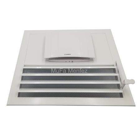 Blauberg Quatro 125 Aspiratörlü Fanlı Menfez-Boşluğa Geçme-Beyaz