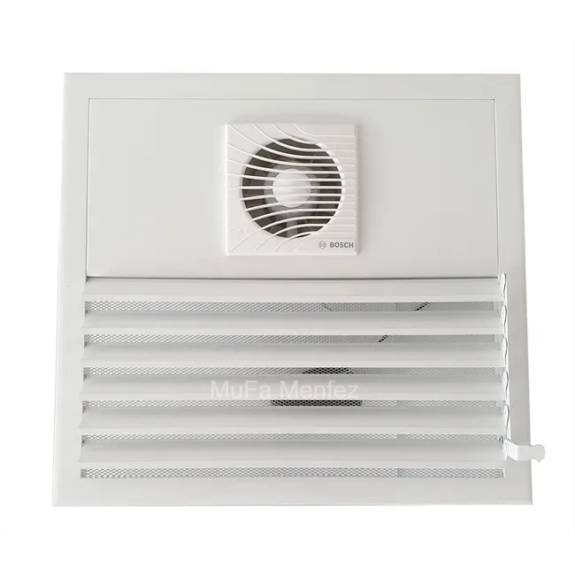 Bosch F1300 Ø100 Aspiratörlü Fanlı Menfez -Boşluğa Geçme- Beyaz
