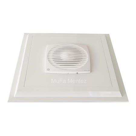 Blauberg Bravo 125T Zaman Ayarlı Düz Menfez-Yüzeysel Montaj-Beyaz