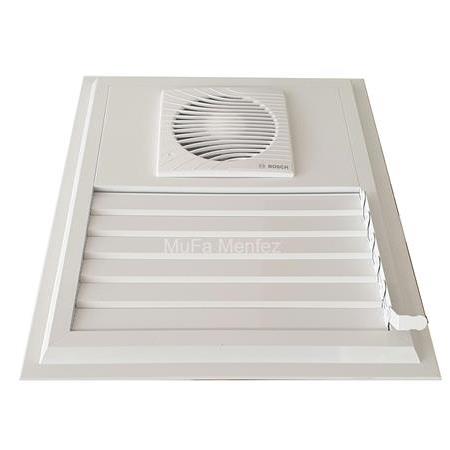 Bosch F1100 Ø100 Aspiratörlü Fanlı Menfez -Yüzeysel Montaj- Beyaz